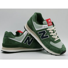 Кроссовки New Balance 574 Classic, полнота D, размер 9 US / 42.5 EUR, зеленый