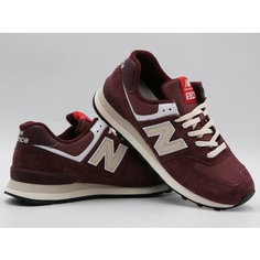 Кроссовки New Balance 574 Classic, полнота D, размер 9 US / 42.5 EUR, красный, бордовый