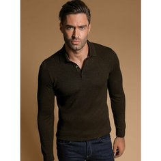 Джемпер LUIGGI FENZO, размер XL, , темно-коричневый
