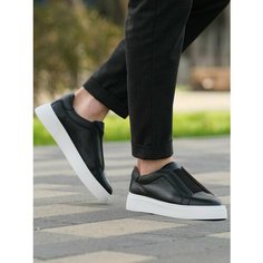 Кеды , полнота G (EU)/ на среднюю и широкую стопу, размер 43, black Нет бренда