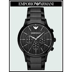 Наручные часы EMPORIO ARMANI Renato, черный матовый