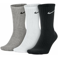 Носки NIKE Everyday Lightweight Crew, комплект, 3 пары, размер 42-46 EU (26-28 cm), комбинированный