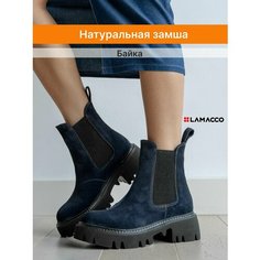 Ботинки челси LAMACCO Бестселлер, размер 38, черный, синий