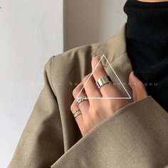 Кольцо, ширина 15 мм, серебряный Нет бренда
