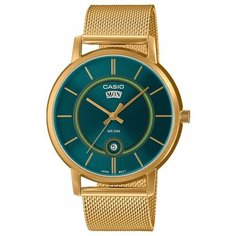 Наручные часы CASIO Collection, золотой, зеленый