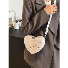 Сумка кросс-боди , серый, серебряный, черный, коричневый Lawe