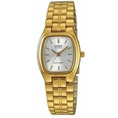 Наручные часы CASIO, белый, золотой
