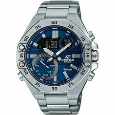 Наручные часы CASIO, синий, серый