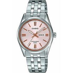 Наручные часы CASIO, серый, серебряный, розовый