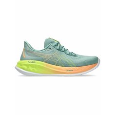 Кроссовки ASICS GEL-CUMULUS 26 PARIS, полнота F, размер 9,5 US, желтый/зеленый