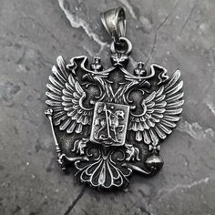 Колье, черный, серый, серебристый Reniva