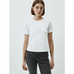 Футболка Sela Eva Slim fit, размер XS INT, белый