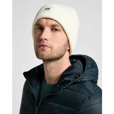 Шапка бини Lee Men Beanie для мужчин, размер OS, бежевый