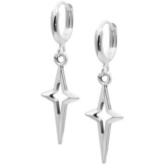 Серьги с подвесками, конго SILVARIE, серебряный