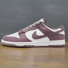 Кроссовки NIKE Dunk Low, полнота D, размер EU 40, розовый