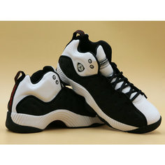 Кроссовки NIKE Jordan Jumpman Team II, полнота D, размер 11 US / 45 EUR, white black