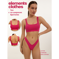 Топ Elements Clothes, размер S, фуксия