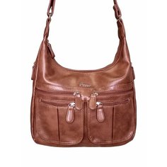 Сумка мессенджер Sassa, рыжий