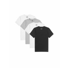 Футболка CALVIN KLEIN, размер S, серый, белый, черный