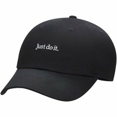 Бейсболка NIKE Club Unstructured JDI Cap для мужчин, размер S/M, черный