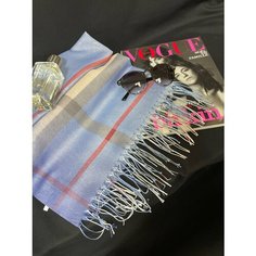 Палантин AKAYO для женщин,180х70 см, синий, белый, голубой, красный