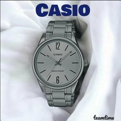 Наручные часы CASIO, серебряный, белый