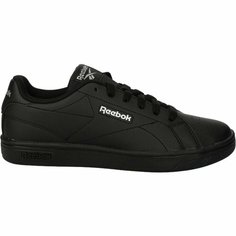 Кроссовки Reebok Court Clean, полнота F (EU)/ на среднюю стопу, размер 5 US, черный/серебряный