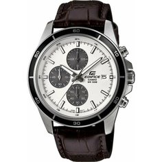 Наручные часы CASIO, белый, коричневый, серебряный