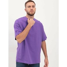 Футболка Ticle, размер 48, мультиколор, фиолетовый