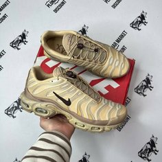 Кроссовки NIKE Air Max Plus, размер 42,5 eu / 9 US / 27 см, бежевый