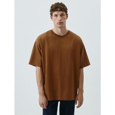 Футболка Sela Max Oversize Fit, размер S INT, бронза