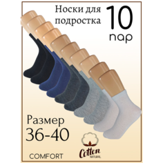 Носки Фенна 10 пар, размер 36-40, , разноцветный