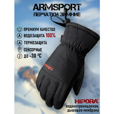 Перчатки ARMSPORT Зима для мужчин, размер М, черный
