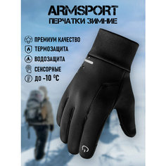 Перчатки ARMSPORT Зима-демисезон для мужчин, размер L, черный_03