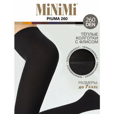 Колготки MiNiMi Piuma, 260 den, профилактический класс компресии, размер 2-3, черный