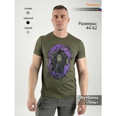 Футболка Mordor Tac. Тень, 1 шт., размер 56-58, олива