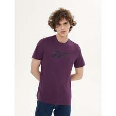 Футболка Reebok GS VECTOR TEE, размер M, фиолетовый