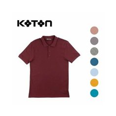 Поло KOTON, размер 3XL, бордовый
