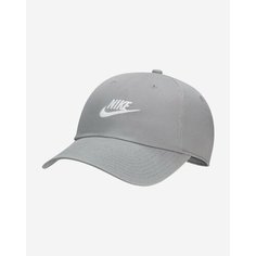 Бейсболка NIKE для взрослых и детей, размер M/L, Particle Grey/White