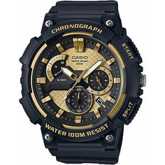 Наручные часы CASIO, желтый, черный