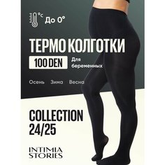 Колготки Intimia Stories, 100 den, размер L, чёрный