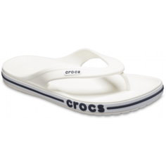 Вьетнамки Crocs Bayaband Flip, размер M13 US, белый/темно-синий