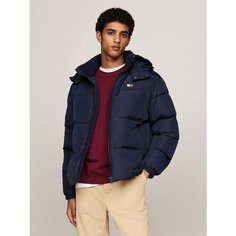 Пуховик Tommy Jeans, размер XXL, синий