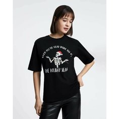Футболка Gloria Jeans, размер XXS (36-38), черный