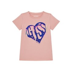 Футболка GUESS, размер 10 лет, розовый