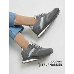 Кроссовки Salamander, полнота 5, размер 40, серый, серебряный