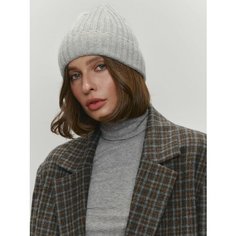 Шапка бини ANNEMORE для женщин, размер ONE SIZE, светло-серый