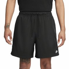 Шорты NIKE, размер L, черный/белый