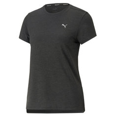 Футболка PUMA Run Favorite Heather, размер XS, черный