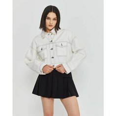 Джинсовая куртка Gloria Jeans Ready! Steady! Go!, размер 18+/170, молочный
